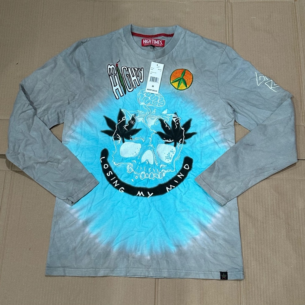 High Times Men’s T-Shirt long Sleeve. Size M